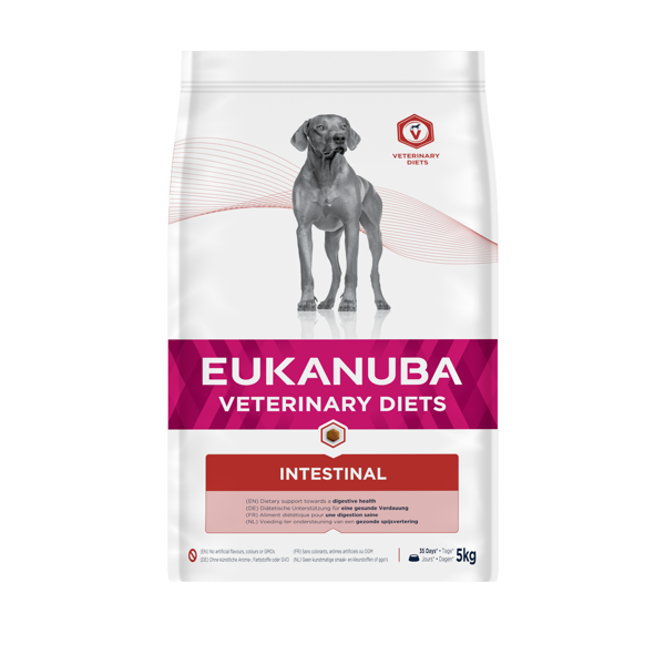 Eukanuba Intestinal Disorders sausas maistas šunims su vištiena, 5 kg