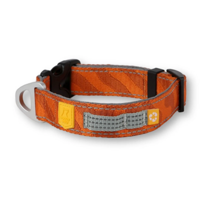 WOOLLY WOLF Terracotta Roam Collar antkaklis L, oranžinis