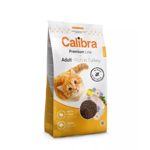 CALIBRA Cat Premium sausas maistas suaugusioms katėms su kalakutiena 10 kg