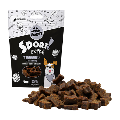 MR. BANDIT Sport Extra skanėstai šunims su ėriena 150 g