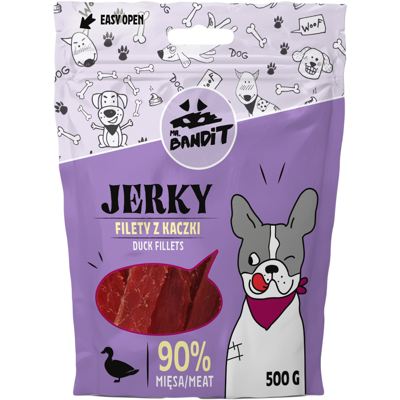 MR. BANDIT Jerky antienos filė skanėstai šunims 500 g