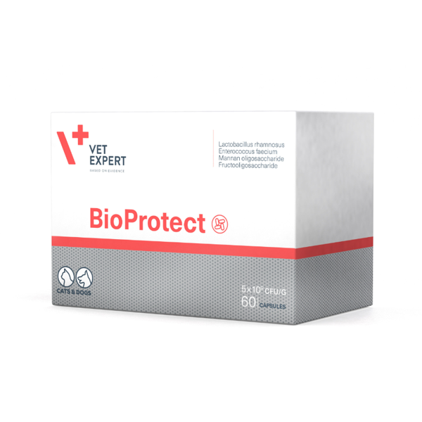 VETEXPERT BioProtect pašaro papildas šunims ir katėms, virškinimo veiklai N60