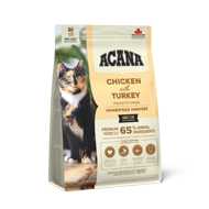 ACANA Cat Homestead Harvest sausas maistas suaugusioms katėms su vištiena ir kalakutiena 4,5 kg
