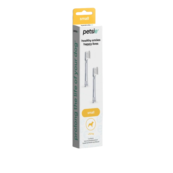 DOGSLIFE Petsie Toothbrush Replacement Head keičiamos dantų šepetėlio galvutės, 2 vnt