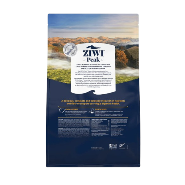 ZIWI PEAK Steem&Dried Dog Chicken sausas maistas šunims su vištiena 1,5 kg
