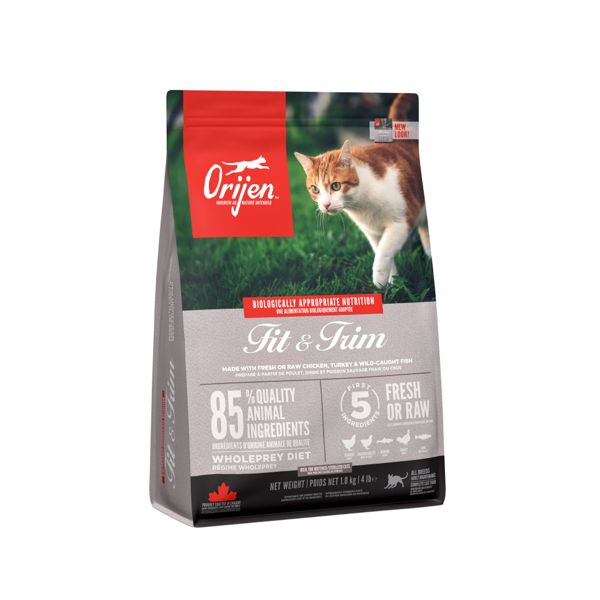 ORIJEN Fit & Trim Cat sausas maistas antsvorio turinčioms katėms su paukštiena ir žuvimi 1,8 kg