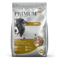PRIMUM sausas maistas suaugusiems šunims su  minkšta antiena ir bulvėmis, 5 kg
