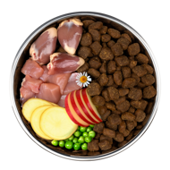 PRIMUM sausas maistas suaugusiems šunims su minkšta vištiena ir bulvėmis, 1,5 kg