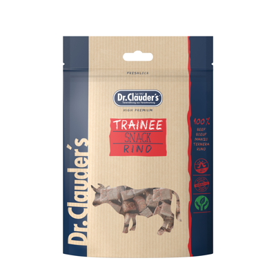 DR. CLAUDER'S Trainee Snack vytintos jautienos skanėstai šunims ir katėms, 80 g
