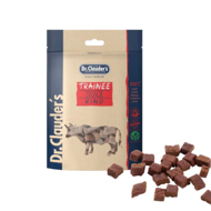 DR. CLAUDER'S Trainee Snack vytintos jautienos skanėstai kubeliais šunims ir katėms, 80 g