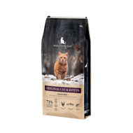 WOLFOOD Original Cat & Kitten begrūdis sausas maistas katėms su paukštiena ir žuvimi, 10 kg