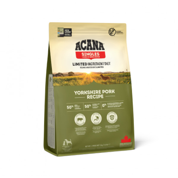 ACANA Yorkshire Pork sausas maistas jautriems šunims su kiauliena 2 kg