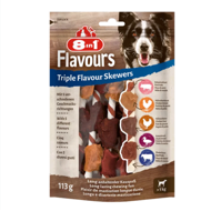 8in1 Flavours trigubo skonio iešmeliai šunims, 113 g