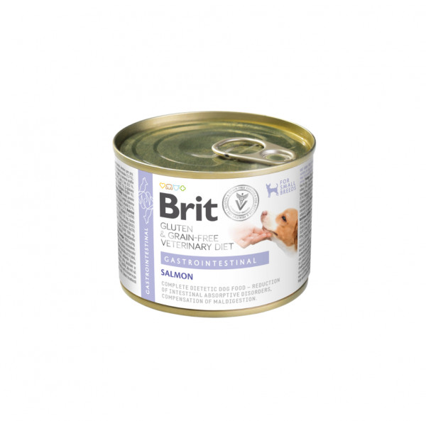 Brit GF Veterinary Diets Gastrointestinal konservai šunims su žarnyno problemomis, 200 g