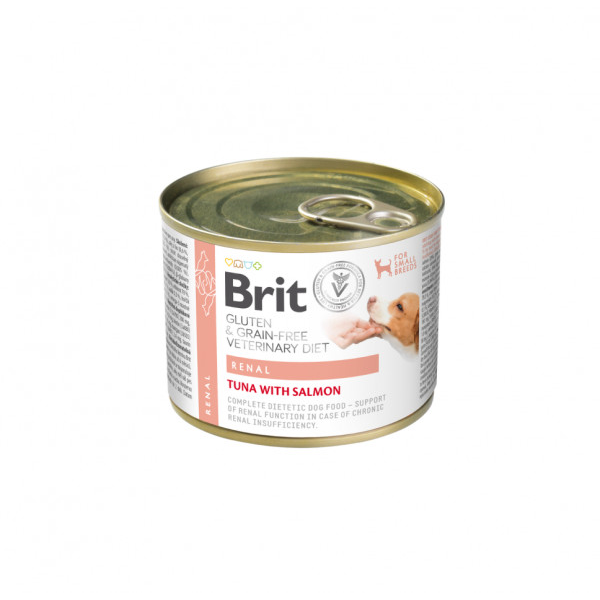 Brit GF Veterinary Diets Renal konservai šunims  su inkstų nepakankamumu, 200 g