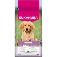 Eukanuba Life Care Large Puppy sausas maistas didelių veislių šuniukams su ėriena ir ryžiais, 12kg