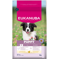 Eukanuba Life Care Medium Puppy sausas maistas vidutinių veislių šuniukams su vištiena, 3 kg