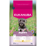 Eukanuba Life Care Small Puppy sausas maistas mažų veislių šuniukams su vištiena, 3 kg