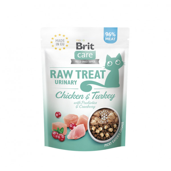 Brit Care Cat skanėstas Raw Urinary, 40 g