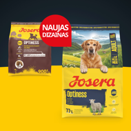 JOSERA Optiness sausas maistas šunims su ėriena, 12.5 kg