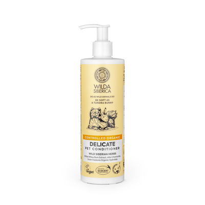WILDA SIBERICA Delicate kondicionierius jauniems gyvūnams ir jautriai odai, 400 ml