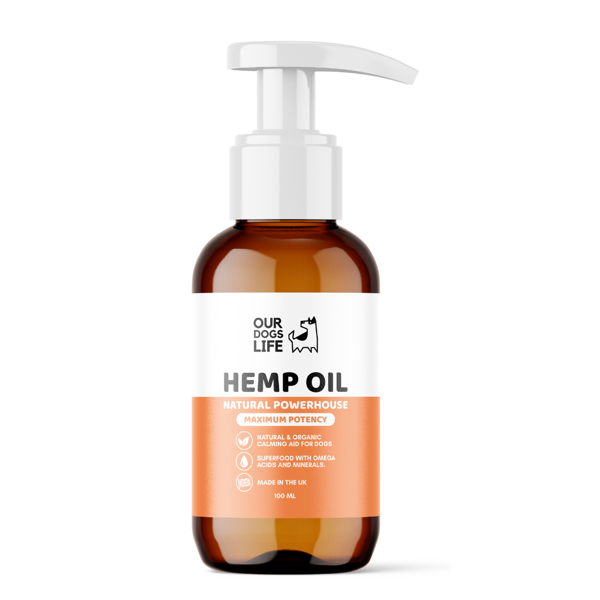 DOGSLIFE Hemp Oil raminantis aliejus su kanapėmis augintiniams 100 ml
