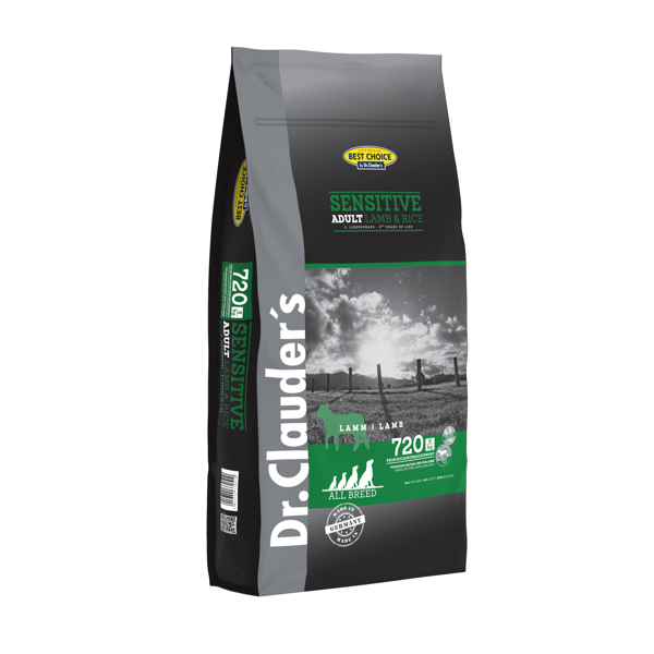 DR. CLAUDER'S sensitive adult sausas pašaras su ėriena ir ryžiais suaugusiems jautriems šunims 12,5 kg DR. CLAUDER'S sensitive adult sausas pašaras su ėriena ir ryžiais suaugusiems jautriems šunims 12,5 kg