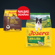 JOSERA LAMB & RICE sausas maistas šunims su ėriena ir ryžiais, 12.5 Kg