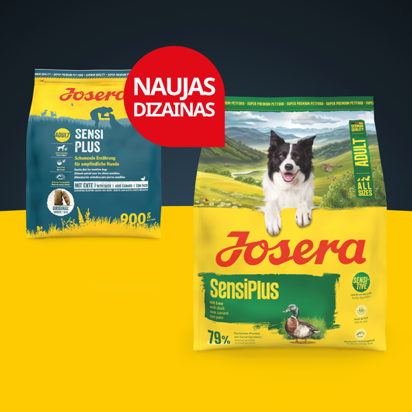 JOSERA SENSIPLUS sausas maistas suaugusiems jautriems šunims su paukštiena, 12,5 kg