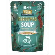BRIT CARE Cat Soup Christmas sriubų katėms rinkinys 15 vnt x 75 g