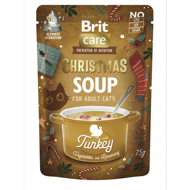 BRIT CARE Cat Soup Christmas sriubų katėms rinkinys 15 vnt x 75 g