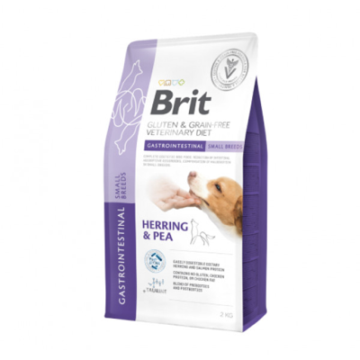 BRIT GF Veterinary Diets Dog Gastrointestinal sausas pašaras m. veislių šunims 2kg