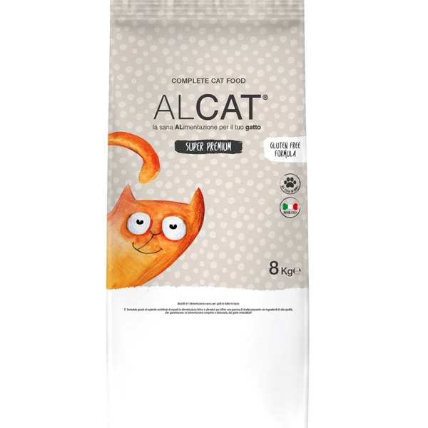 ALCAT Sterilised Ocean sausas maistas sterilizuotoms katėms su silke ir lašiša, 8 kg