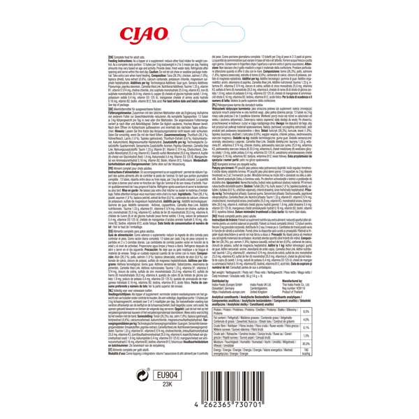 CHURU Meal Topper skanėstas su tunu ir lašiša katėms, 4 vnt.