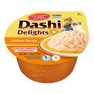 CIAO Dashi Delight plėšyta vištiena sultinyje katėms, 70 g