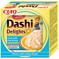 CIAO Dashi delight plėšyta višt šukut. šilkiniame sultinyje 70g    