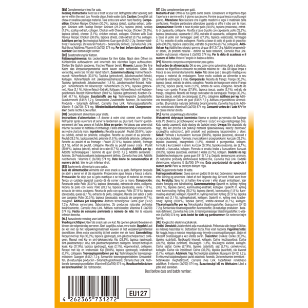 CHURU kreminių skanėstų rinkinys su vištiena katėms, 20 vnt.