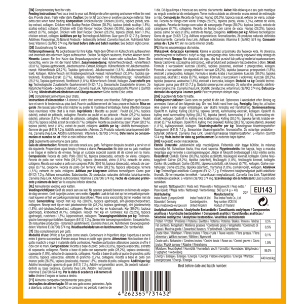 CHURU kreminių skanėstų rinkinys su vištiena katėms, 40 vnt.