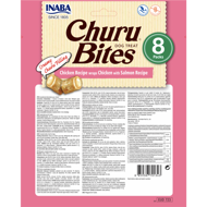 CHURU Bites suktinukai su vištiena ir lašiša skanėstai šunims, 8 vnt.