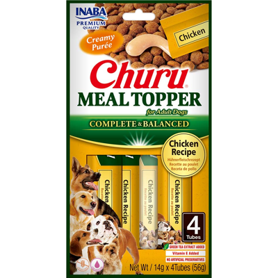 CHURU Meal Topper skanėstas su vištiena šunims, 4 vnt.