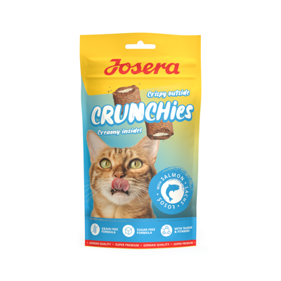 JOSERA Crunchies with Salmon skanėstai katėms su lašiša, 60 g
