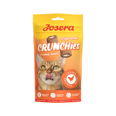 JOSERA Crunchies with Chicken skanėstai katėms su vištiena, 60 g