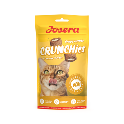 JOSERA Crunchies with Cheese skanėstai katėms su sūriu, 60 g