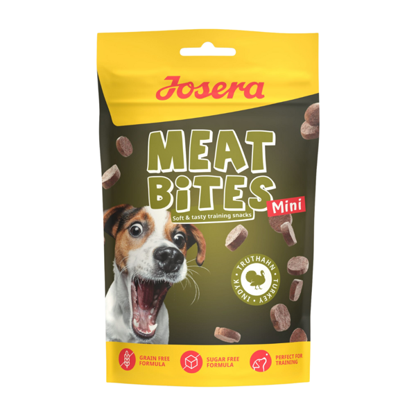  JOSERA Meat Bites Mini Turkey treniravimo skanėstai šunims su kalakutiena, 70 g