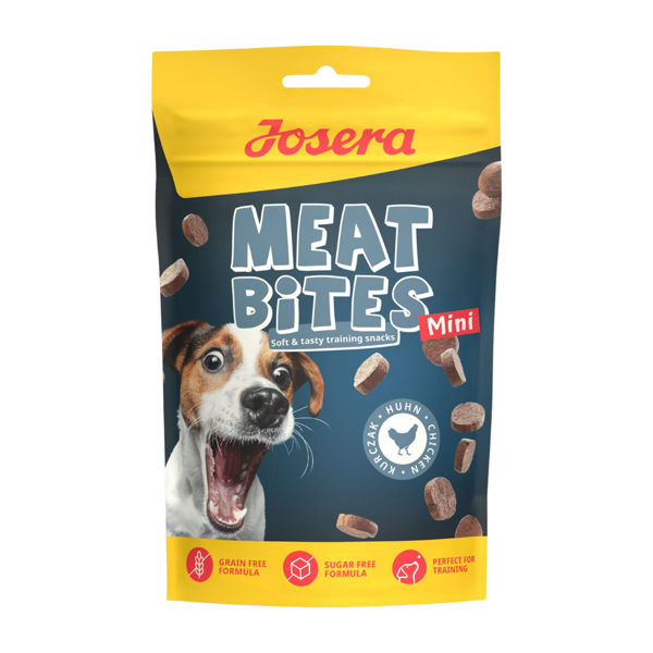  JOSERA Meat Bites Mini Chicken treniravimo skanėstai šunims su vištiena, 70 g