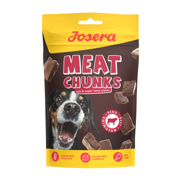 JOSERA Meat Chunks Beef skanėstai šunims su jautiena, 70 g