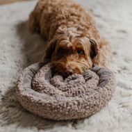 DISTRICT 70 SWIRL užimtumo kilimėlis šunims 34 cm , rusvas