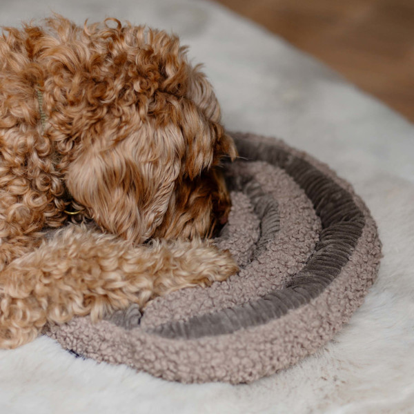 DISTRICT 70 SWIRL užimtumo kilimėlis šunims 34 cm , rusvas