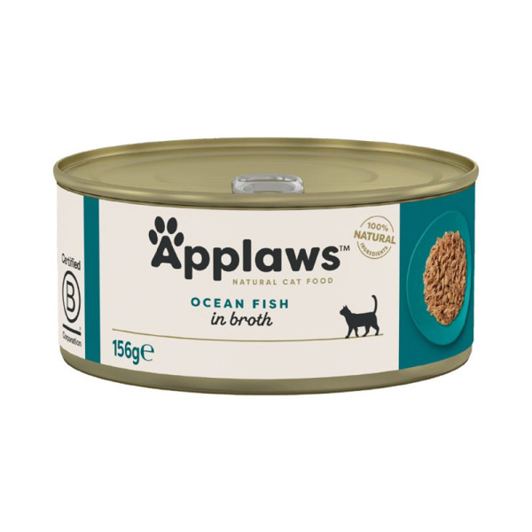 APPLAWS Cat Tin Ocean Fish konservai katėms su jūros žuvimi, 70g
