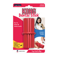 KONG DENTAL STICK lazdelė- žaislas dantims, L, raudona